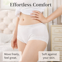 Underwear Women Knickers for Everyday Wear, Soft Breathable Panties with Mid Rise Waist Design, 95% Blend Material for Daily Use Comfort
