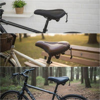 Adjustable Bike Seat Cover with Drawstring Universal Two-Wheeler Saddle Cover Washable Bike Saddle Protector Long-Lasting for Cyclists, Commuters
