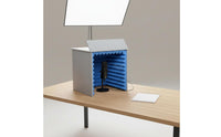 Noise Reduction Desktop Vocal Booth Detachable Portable Audio Recorder Isolation Barrier Quick Assembly Mini Recording Booth Adjustable for Streamers, Podcasters, Voice Actors, Home Studio