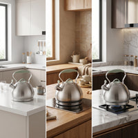 Whistling Stovetop Kettle Rust-Resistant Whistling Kettle Classic Cookware for Kitchen