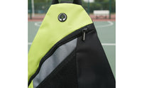 Portable Pickleball Sling Bag Lightweight Pickleball Paddle Bag Multiple Pockets Triangular Sports Backpack Bottle Holders