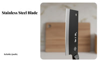 Chinese Culinary Hatchet Multi-Functional Meat and Vegetable Culinary Hatchet Multipurpose Stainless Steel Kitchen Cut per for Chefs