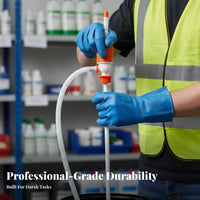 corrosive Alkali Resistant Manual Liquid Siphon Anti Barrel Pump automaticPriming Fluid Handling gear for manufacturing Workers, Maintenance personnel, Mechanics, Workshop, Factory, Warehouse, Garage