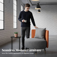 3 Pieces Modern Design 3-Piece Lounge Suite Light Luxury Aesthetic 3-Piece Sofa and Chair Set Minimalist design Reception Seating Sturdy framework for Interior Designers, Business Owners, Apartment Dwellers, Meeting Area, Lobby, Living Room