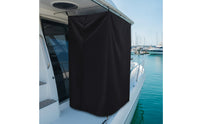 Hanging Privacy Curtain Outdoor Boat Changing Curtain Water-Resistant Hanging Privacy Enclosure for Boaters, Campers
