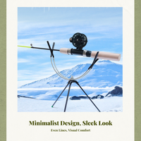 Ice Fishing Rod Holder, Foldable Stainless Steel, Adjustable
