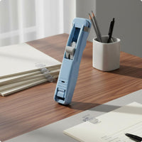 Push Clip Binder Space Saving Push Clip Stapler Strong Grip Paper Clamp for School