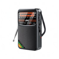 Compact 3-Band Portable Radio Carrying Strap AM Frequency Modulation and AM Shortwave Radio Battery Powered Audio Gadget Loud Clear Sound