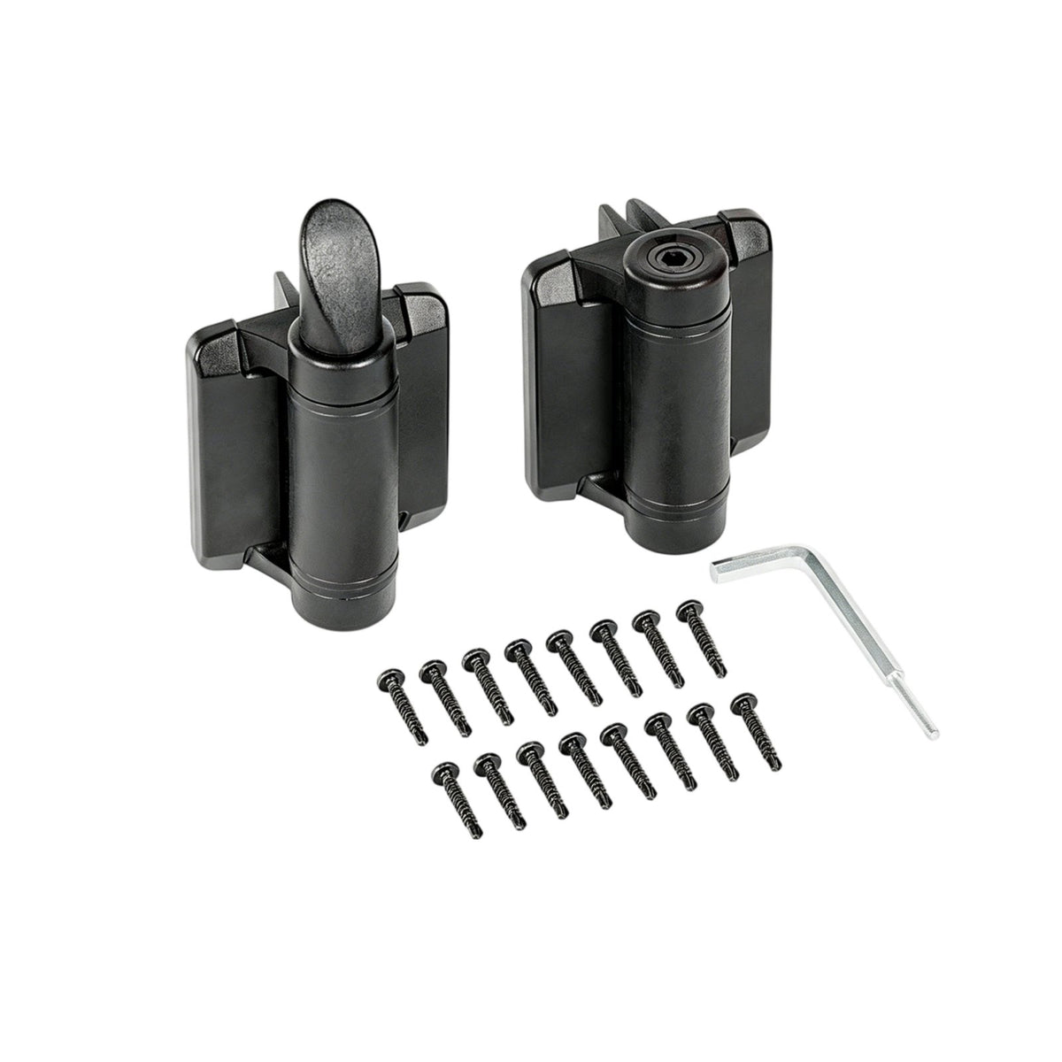 PVC Fence Gate Hinge with Screws and Tool Home Hardware Heavy Duty for Yard