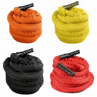 Battle Rope, Iron Ring, Power Training, Home Gym, Protective Sleeve