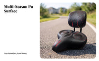 Wide Bike Seat with Backrest