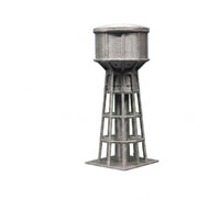 Finished N-Scale Water Structure Plastic Tank-Style Water Structure Gray Railway Accessory Realistic for Modelers, Hobbyists, Dioramas, Train Yards