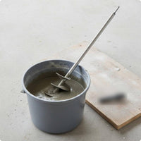Spiral Mixing Rod Extra Long Cement Mixer Attachment Heavy Duty Paint and Mortar Mixer Paddle for Bricklayers, Painters