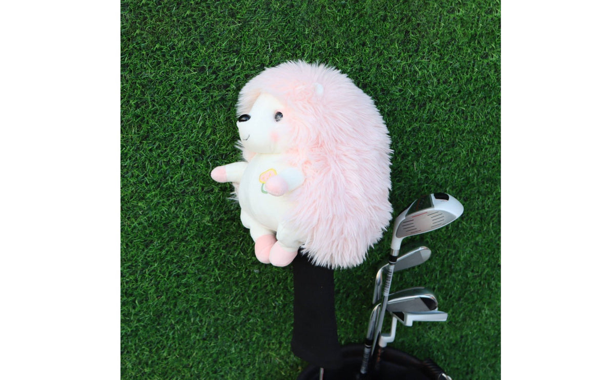 Hedgehog Golf wood Headcover Cute Design Soft Critter Cover Headcover Scratch Protection Cartoon Wood Cover for Women