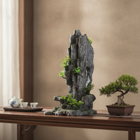 Aquarium Mountain with Plants Safe Mountain Cave Decoration Freshwater