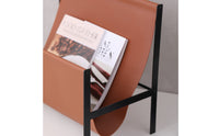Metal Magazine Rack Four-Legged Base Home Contemporary Style