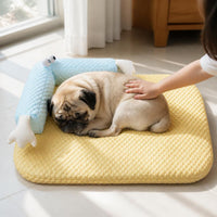Pet Cooling Mat for Dogs and Cats, Breathable Washable Summer Pet Bed for Corgi, Bichon, Small to Large Breeds
