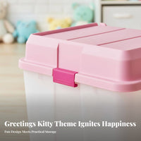 Lidded Stackable Box With Lid Large Lidded Container Built-in Handles for children