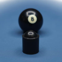Billiard Cue Cap with Rubber Dome Thickened Billiard Cue Butt Cap Shock-Absorbing Insert-Fit Rubber for Billiards Players, Game Rooms