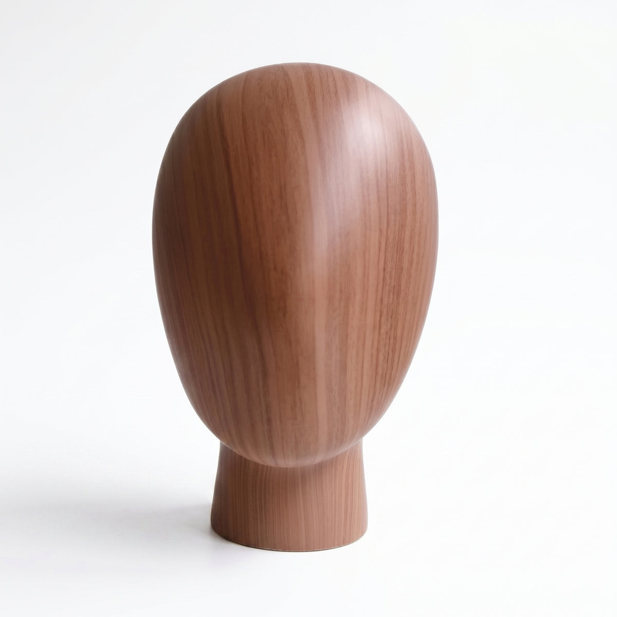 Hairpiece Display Model Hat Display Head Easy to Clean Fiberglass-Reinforced Plastic Oval Mannequin Head Sturdy Smooth Surface