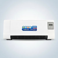 Digital Wall-Mounted Heater Touch Screen Bladeless Heater Space-Saving Quiet for Bedroom