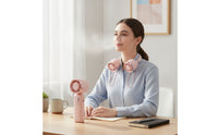 Foldable Fan Lightweight Handheld Fan with Lanyard Battery Powered for Commuters