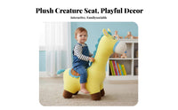 Rideable Donkey-Shaped Seat Creative Decoration Ride-on Toy Soft Exterior creature Stool for Toddlers, Parents, Playroom, Nursery, Kindergarten, Living Room
