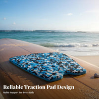3 Pieces Wave Board Tail Pad Anti-Slip Foam Wave Board Tail Pad Foam Deck Grip Strong Rear Ing Aquatic Activities Equipment
