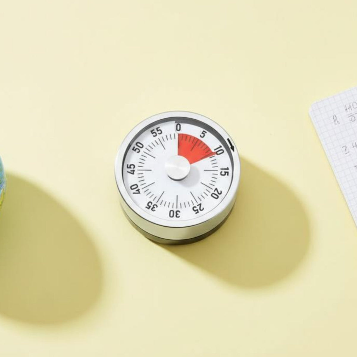 Manual-Wind Timekeeper Timer Loud Alarm Hour-Long Wind up Timer No Required Time Management Tool for Students, Children, Focused Tasks, Classroom