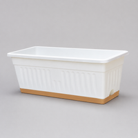 Planter, Flower Pot, Large, Raised Bed, Deep Type, 49×20.5×18cm, Large Capacity, Balcony Garden, Home Vegetable Garden, For Vegetable Cultivation