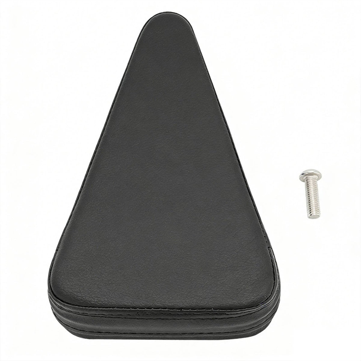 PU Leather Pointed Sissy Bar Cushion Custom Look Motorcycle Passenger Back Pad