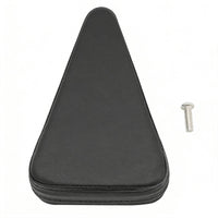 PU Leather Pointed Sissy Bar Cushion Custom Look Motorcycle Passenger Back Pad