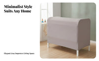 Nursery Accessory Gray Thickened Crib Dust Cover
