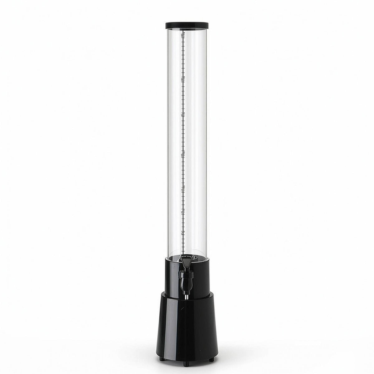 Clear Beverage Dispenser Tall Drink Dispenser with Tap Easy Pour Beer Dispenser with Tap Chilled for Countertop