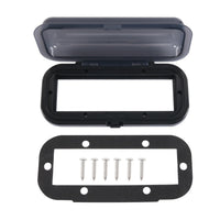 Oval Splash Guard Cover for Marine Radio (Smoke Gray)