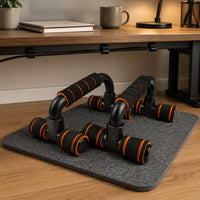 2 Pieces Push up Handles Arm and Chest Training Parallel Push up Handles Sturdy Base Upper Body Workout Handles for Beginners