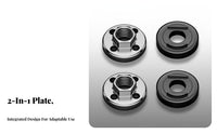 3 Pieces Universal Modification attachment Angle Grinder Flange Nut and Wrench Set Wear-Resistant Grinder Flange Nut and Spanner Set Easy to Use Power Tool Accessory for DIY hobbyists, Construction Workers, Professionals, Home Repair, Workshop, Garage