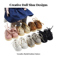 1/6 Doll Shoes Miniature Cute Design Miniature shoes for Hobbyists, Kids, Dollhouse Play