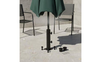 Deck Umbrella Mount Metal Patio Umbrella Base Hardware Adjustable Long-Lasting for Homeowners, Poolside