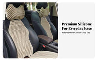 Breathable Silicone Car Seat Cushion Reduces Fatigue Ventilated Seat Pad Soft and Comfortable for Drivers, Seniors, Truck, Long Drives, Home