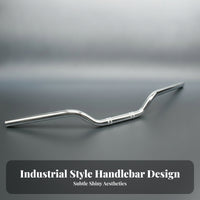 Smooth Retro Motorcycle Handlebar Polished Bent Motorcycle Handlebar