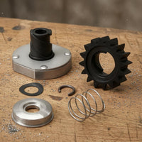 Metal Starter Drive Kit Coiled Coil Starter Drive Assembly Retaining Clip Engine Part Black