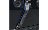 2 Pieces Slim Anti-Collision Mirror Strip Two-Piece Side Mirror Cover Strip Impact Absorbing Car Accessory