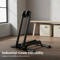 Bike Parking Rack Strong Construction Scratch Resistant Support for Garage