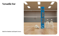 12 Pieces Stable Flight Badminton Shuttlecock Long-Lasting Training Shuttlecock for Students, Beginners, Recreational Play, Gym Class