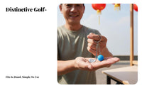 Ideal Gift Mini Golf Ball Key Loop Creative Design Golf Themed Keychain Miniature Copy for Adults, Men, Everyday Carry, Car Keys