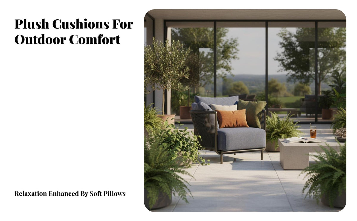 4 Pieces 4-Piece Rope Weave Lounge Set Modern Design 4-Piece Woven Sofa Set Minimalist & type Outdoor Furniture for Homeowners, Balcony, rearyard, Deck