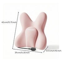 Contoured Inflatable Car Seat Cushion Adjustable Car Cushion with Air Tube Ergonomic Inflatable Waist Pillow Comfortable for Drivers