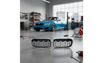 2 Pieces F30 Grille F30 Front Grille Sporty Look Automotive Part for Car Enthusiasts