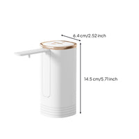 Foldable Water Bottle Pump with Folding Spout Rechargeable Automatic Jug Dispenser Portable Electric Water Pump Low-Effort for Campers
